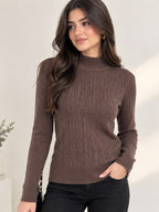 Cable Knit Top