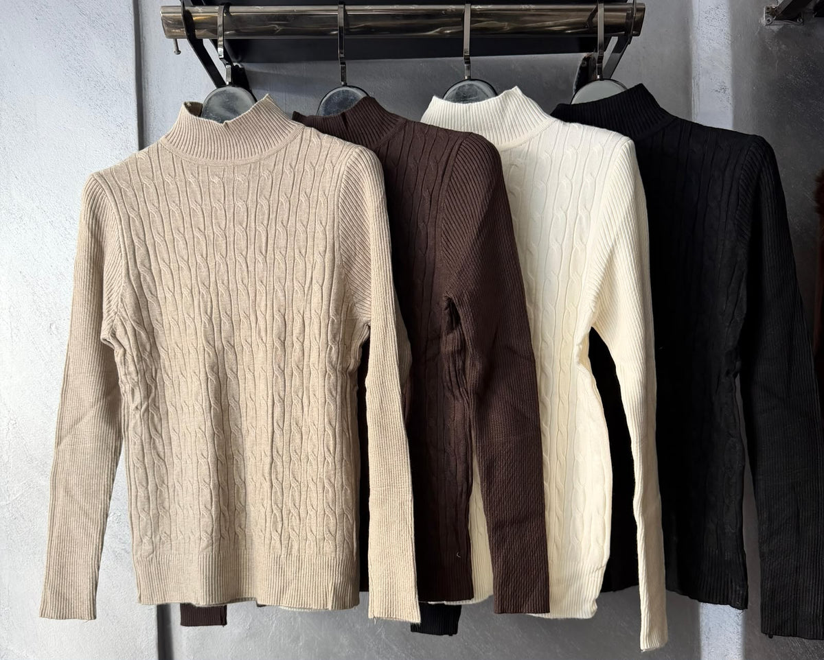Cable Knit Top