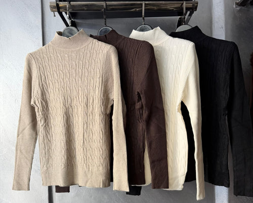 Cable Knit Top