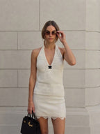Halter Knit Top