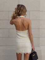 Halter Knit Top
