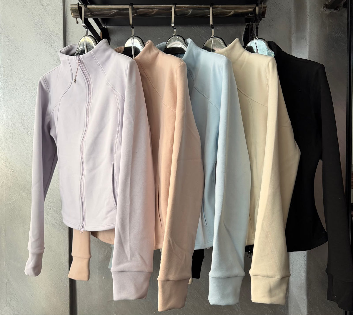 Fleece-Lined Zip Jacket