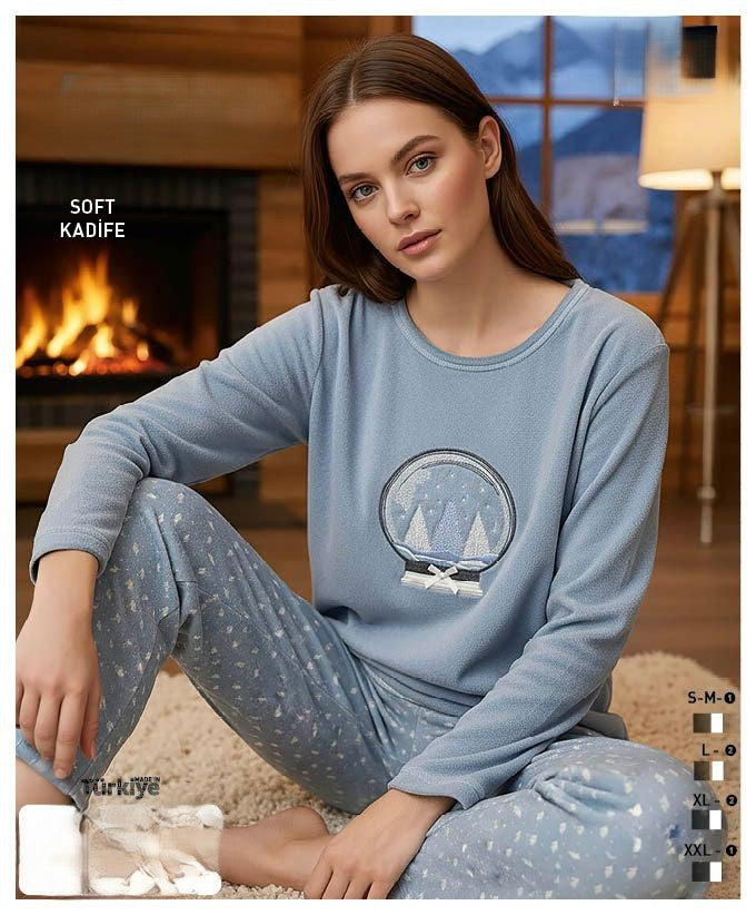 Soft Velvet Pajama Set