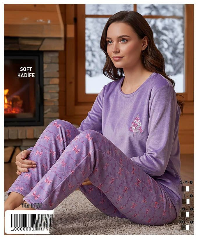 Soft Velvet Pajama Set