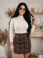 Wool Skirt Set