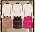 Wool Skirt Set