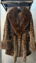 Leopard Luxe Fur Coat