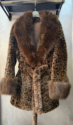 Leopard Luxe Fur Coat