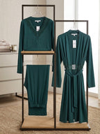 Three-Piece Cotton Pajama Set