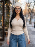 Ribbed Wool Top