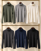 Ribbed Turtleneck Top