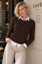 Cable Knit Top