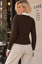 Cable Knit Top
