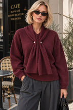 Soft Wool Scarf Top