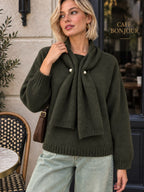 Soft Wool Scarf Top