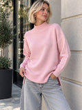 High Neck Knit Top