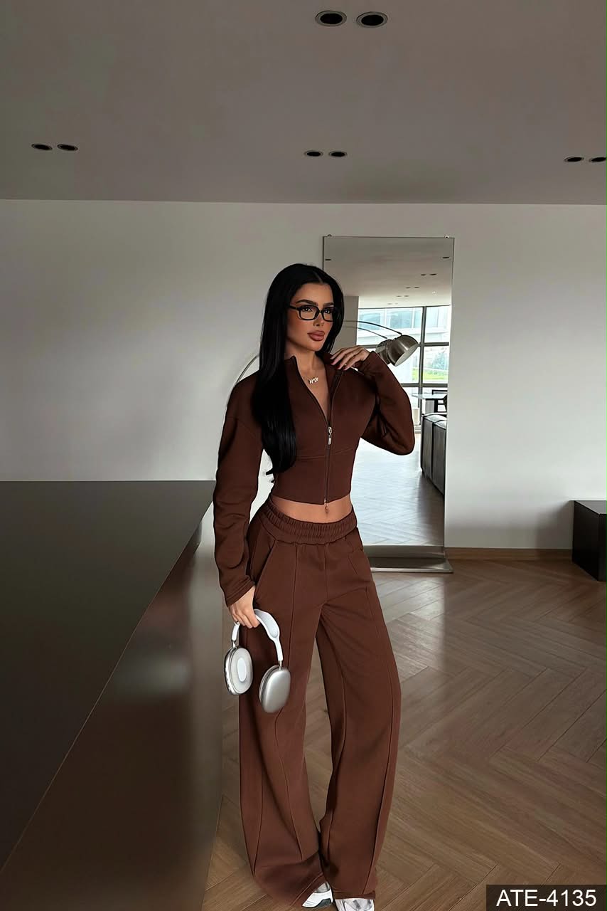 Cropped Zip Set