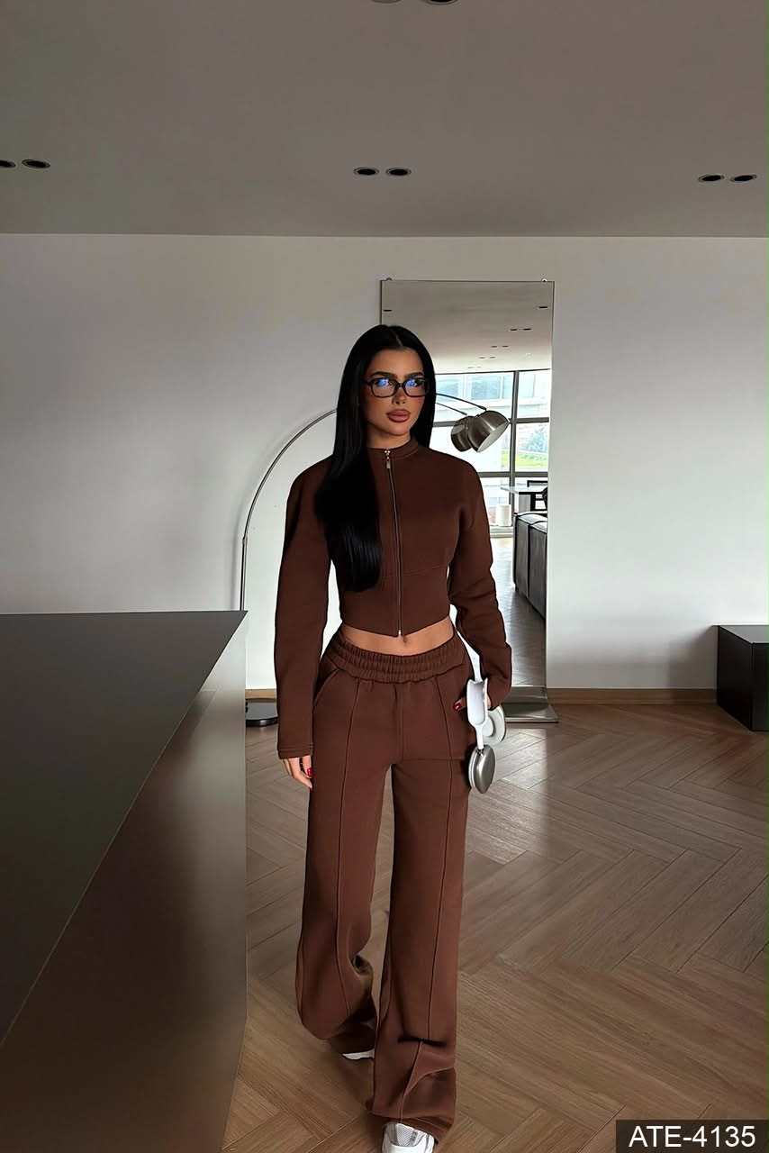 Cropped Zip Set
