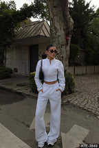 Cropped Zip Set