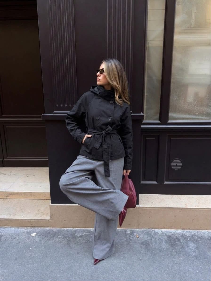 Belted Trench Jacket