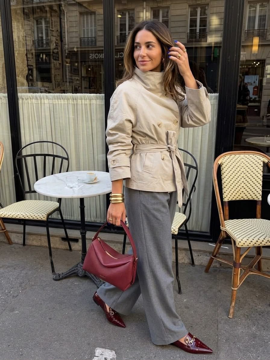 Belted Trench Jacket