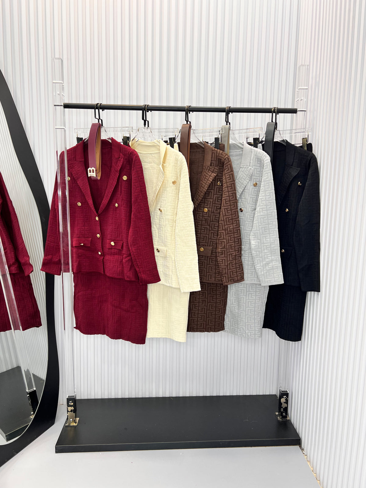 Knit Skirt Set