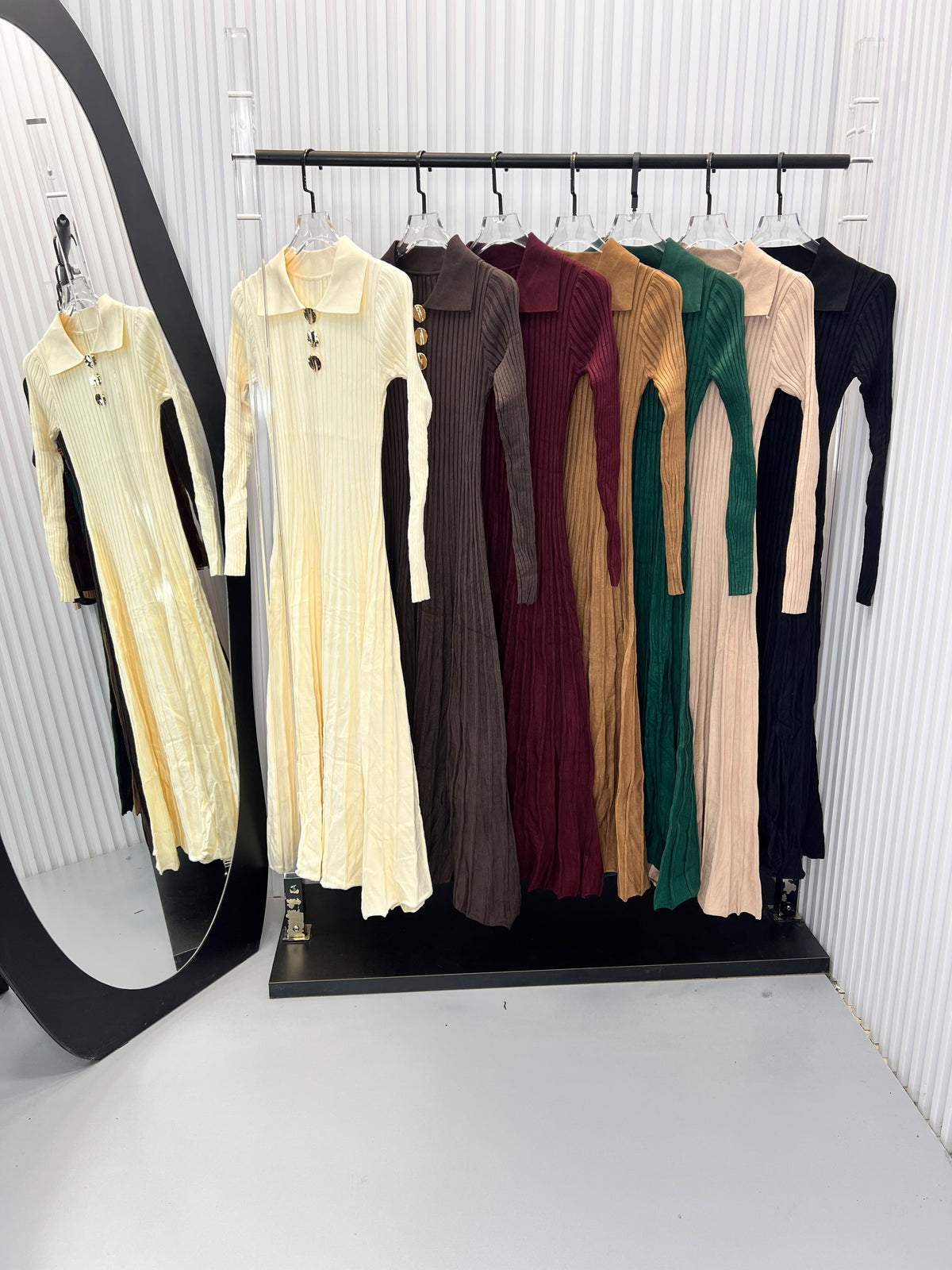 Ribbed Knit Dress