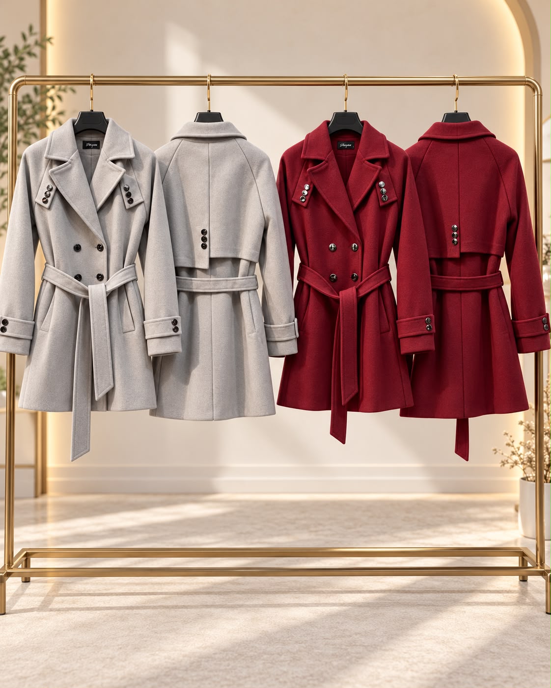 Belted Joukh Coat