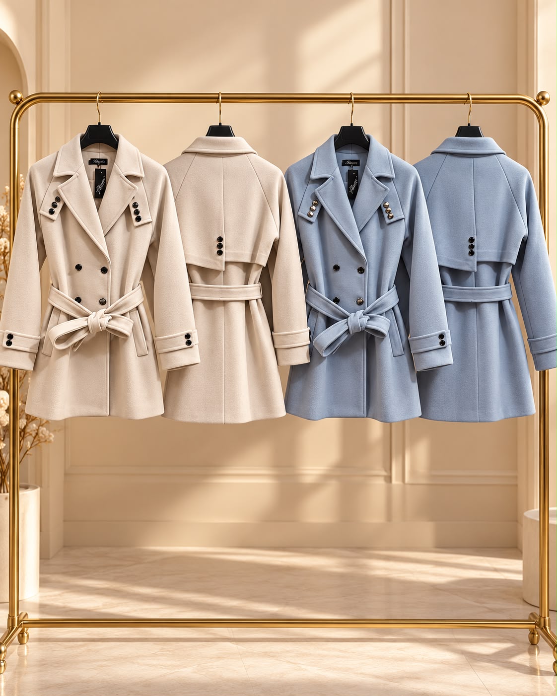 Belted Joukh Coat