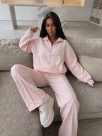 Half-Zip Cotton Set