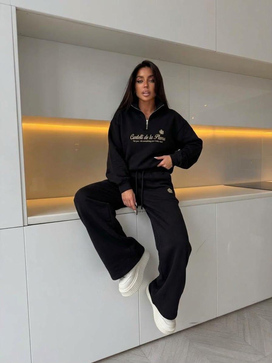 Half-Zip Cotton Set