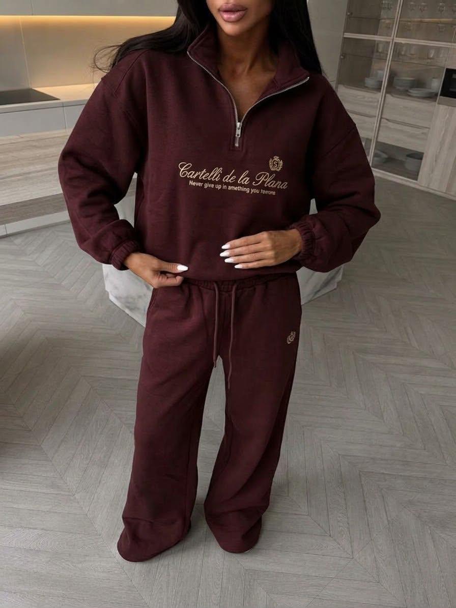 Half-Zip Cotton Set