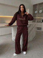 Half-Zip Cotton Set