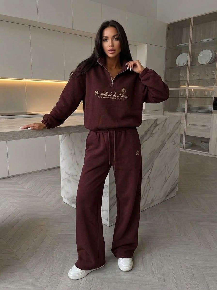 Half-Zip Cotton Set
