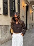 Cropped Tailored Jacket