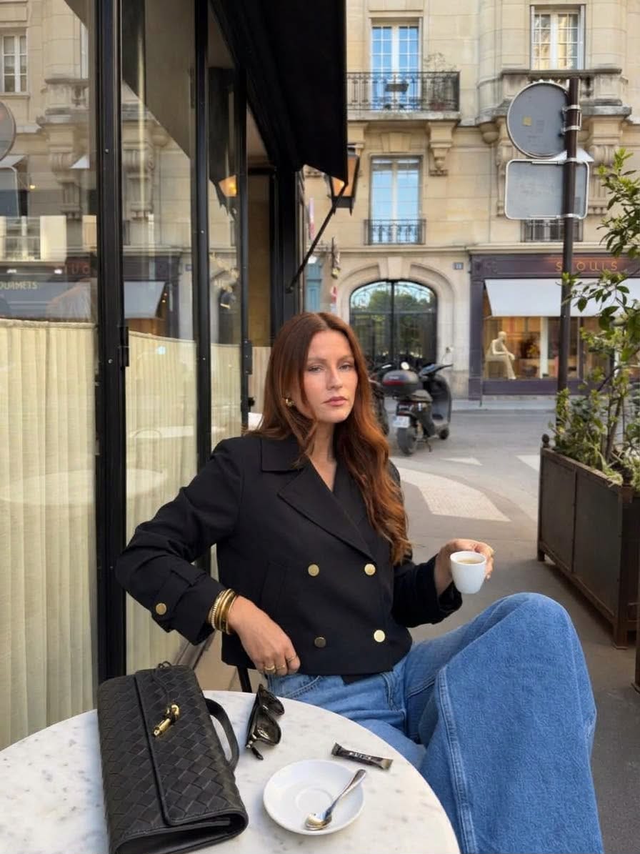 Cropped Tailored Jacket