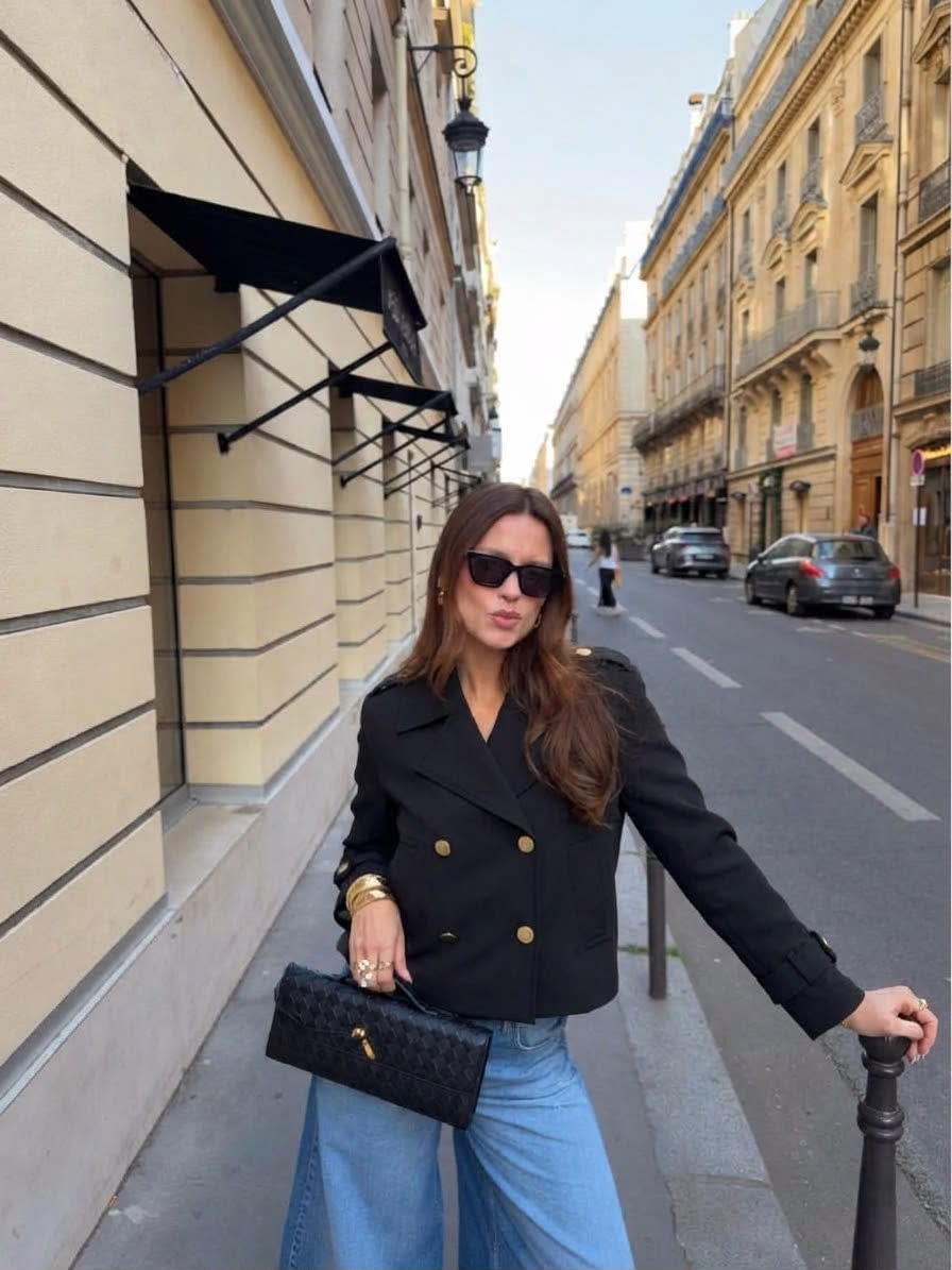Cropped Tailored Jacket