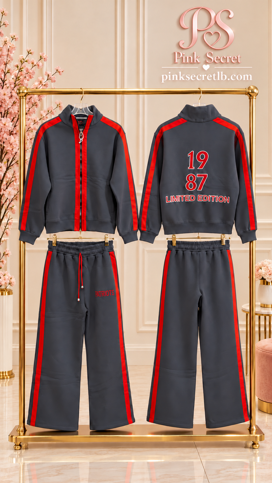 Stripe Tracksuit Set