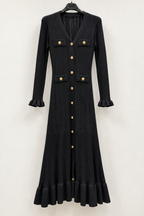 Button Knit Dress