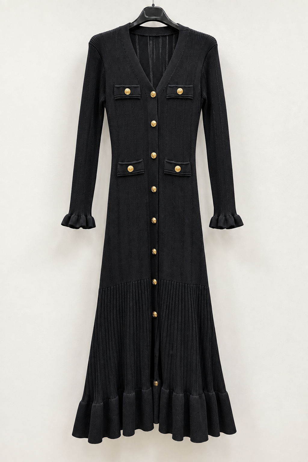 Button Knit Dress
