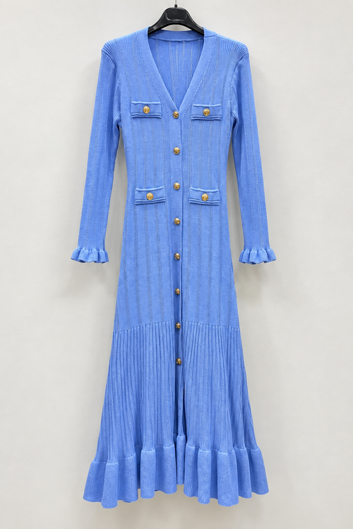 Button Knit Dress